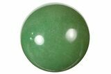 .9" Polished Green Aventurine Sphere - Photo 2
